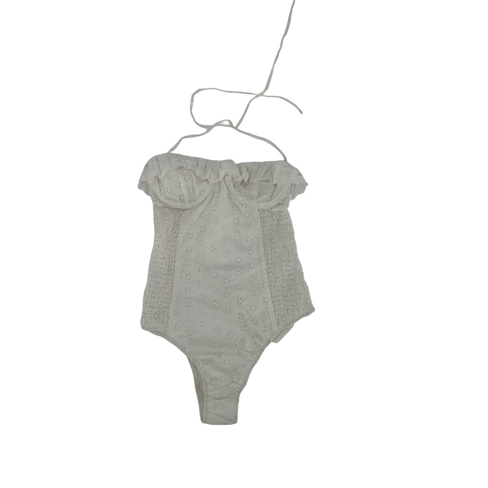 Doen White Eyelet One-Piece Swimsuit - Picture 2 of 8